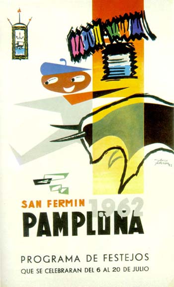The Official San Fermín 1962 Poster