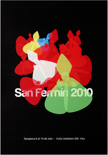 Cartel de San Fermín 2010, by Koldo Villarreal Armendáriz