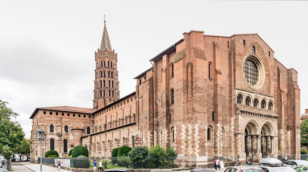 Basilica of Saint-Sernin in Toulouse, burial place of San Cernin, Pamplona patron saint
